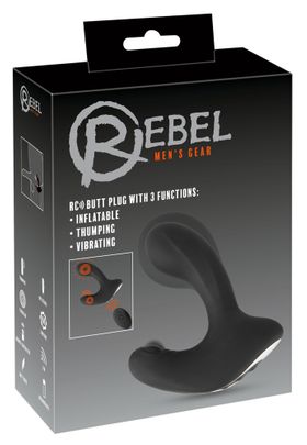 Rebel - Anal-Plug mit Pulsation und Vibration