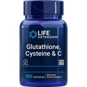 Life Extension Glutathione Cysteine & C, hochdosiert, vegane Kapseln