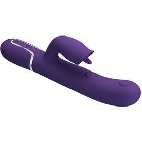 Pretty Love - Rabbit-Vibrator mit Hub- und Leckfunktion