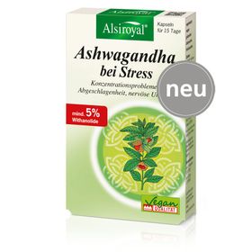 Alsiroyal Ashwagandha bei Stress 30 Kapseln