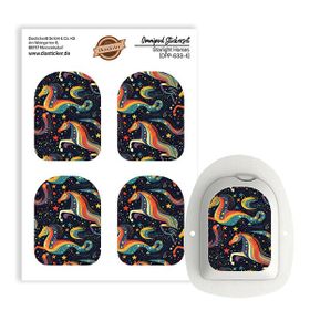 Diasticker® Omnipod Stickerset "Starlight Horses"