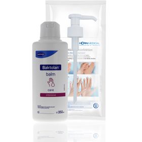 Baktolan balm - intensiv pflegender Wasser-in-Öl Hautbalsam inkl. Horn Medical Dosierpumpe