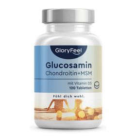 gloryfeel® Glucosamin + Chondroitin - mit MSM und Vitamin D3