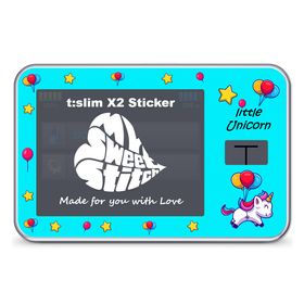 MySweetStitch | Tandem t:slim X2 Sticker | Little Unicorn