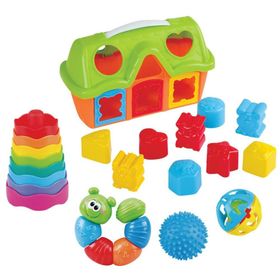 Playgo Steckspielhaus + Sortierspielset