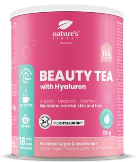 Nature's Finest Beauty tea - Tee fur Haut und Haare mit Kollagen mit Hyaluronsäure und Biotin