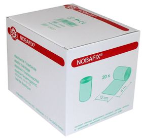 NOBA Nobafix elastische Fixierbinde ohne Folie 20 Stück 4 m x 12 cm
