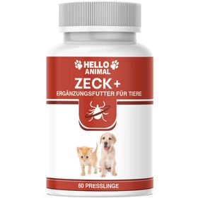 Hello Animal® Zeck Plus Zecken Presslinge für Hund & Katze | Zeckenschutz