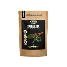 ALPHAZOO Spirulina-Pulver für Hunde und Katzen