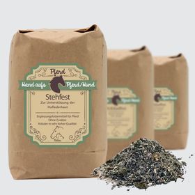 Hand aufs Pferd/Hund Huf Kräuter Stehfest