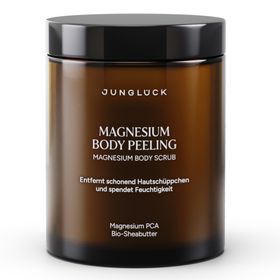 JUNGLÜCK Magnesium Body Peeling - mit Zucker- und Magnesiumkristallen