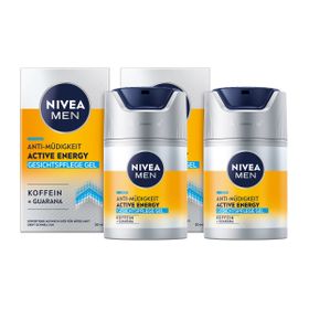 NIVEA MEN Active Energy Gesichtspflege Gel Anti-Müdigkeit Koffein Guarana