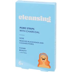 Alvira Clean Beauty Nasenstrips mit Holzkohle