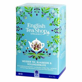 English Tea Company Weißer Tee mit Blaubeere & Holunderblüte