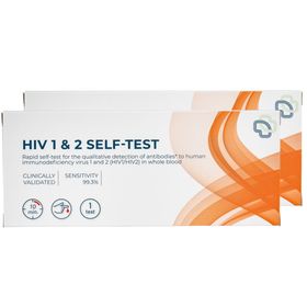 HIV Selbsttest 2-pack - Geschlechtskrankheiten Test - HIV Test für Zuhause - The Tester
