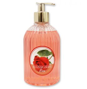 Florex - Flüssigseife mit biologischer Schafmilch, Rose rot