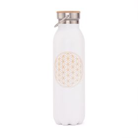 bodhi Isolier-Trinkflasche 600 ml, Edelstahl, matt weiß
