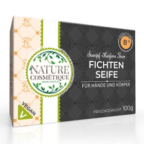 Nature Cosmetique - Fichten Seife mit Sumpf-Kiefern Teer - BIO