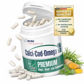 GIGI VET Calci-Cod-Omega mit Omega-3 | Entwickelt in Deutschland