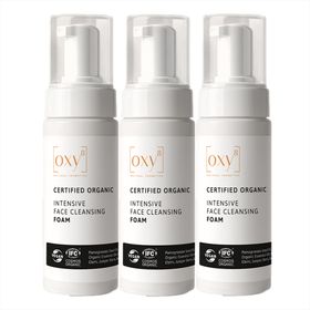 oxy8 Naturkosmetik INTENSIVE FACE CLEANSING FOAM - Reinigungsschaum - Sparset 3er Packung