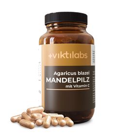 Viktilabs Premium Mandelpilz: Vitalpilz mit Vitamin C