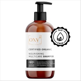 oxy8 Naturkosmetik NOURISHING MULTICARE SHAMPOO - Für glänzendes Haar. Gegen Spliss und Schuppen.