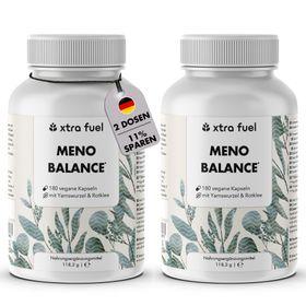 XTRA FUEL Wechseljahre Kapseln - Meno Balance mit Yams, Rotklee, Baldrian und Eisen