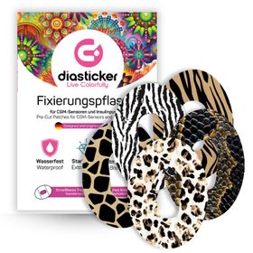 Diasticker® Dexcom G6 Fixiertapes "Safari Collection"