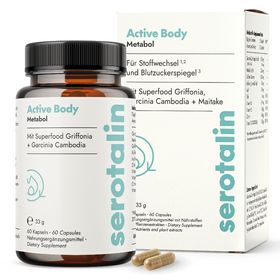 serotalin Active Body Metabol | Stoffwechsel & Energie-Booster mit Garcinia Cambogia & Grünem Kaffee