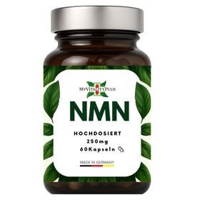 NMN Kapseln | Hochdosiert | 500mg Tagesdosis | von MyVitalityPlus
