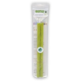 SOMO Ohrkerzen/Körperkerzen Erwachsene Hanf VEGAN olivegrün