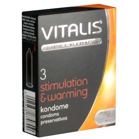 Vitalis PREMIUM *Stimulation & Warming* Kondome mit Wärmeeffekt