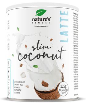 Nature's Finest Coconut Slim Latte - Leckerer schlankmachender Latte mit 3-in-1 Wirkung zum Abnehmen