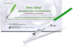 One+Step Ovulationstest mit optimaler Sensitivität 20 miu/ml - Fruchtbarkeitstest für Frauen