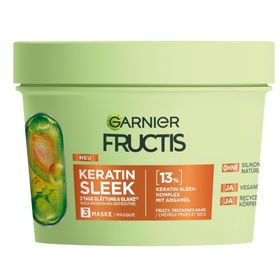 Garnier Fructis Keratin Sleek Maske mit Arganöl und Keratin