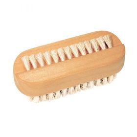 Nagelbürste aus hellem Holz mit Naturborsten 0,95 x 0,35 x 0,3 cm