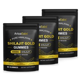 P-beauty Shilajit Himalayan Gold Gummibärchen Fulvosäure 3000mg