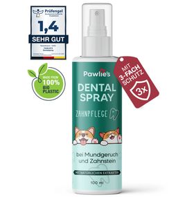 Pawlie's Dentalspray für Hunde und Katzen
