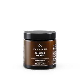 JUNGLÜCK Tonerde Maske - zur Reinigung und Pflege bei unreiner Haut, Vegan