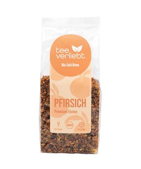 teeverliebt – Pfirsich Bio Cold Brew | Premium Bio Eistee