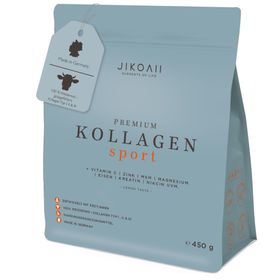 JIKOAII Premium Kollagenpulver SPORT - Kollagen Typ 1, 2 & 3 mit Kreatin, Magnesium, & Vitamin C