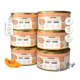 alphazoo Ente + Huhn Nassfutter für Katze