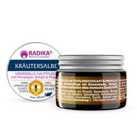 Bioherba Kräutersalbe mit Himalayan Shilajit und Propolis