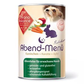 ChronoBalance Abend-Menü Kaninchen mit Karotte und Apfel