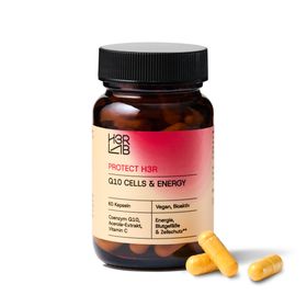 H3R LAB Q10 Cells & Energy – Coenzym Q10 & Vitamin E für Zellenergie & antioxidativen Schutz