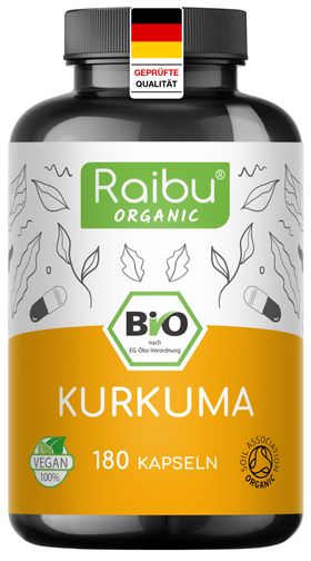 BIO Kurkuma Kapseln hochdosiert - RAIBU