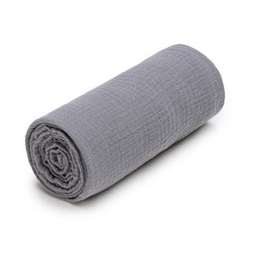 T-TOMI Musselinbadetuch Grey