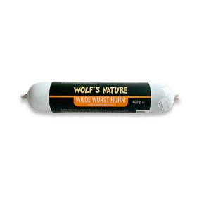 Wolf´s Nature ® Wilde Wurst Huhn für Hunde