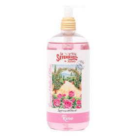 La Savonnerie de Nyons - Flüssigseife mit Dosierpumpe - Rosen