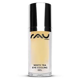 RAU Cosmetics White Tea Eye Cooling Gel - Zarte, kühlende Anti-Aging Pflege für die Augenpartie